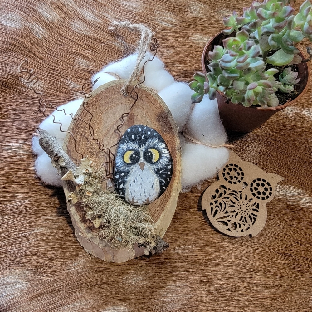 🦉 Owl wood Ornament 🦉